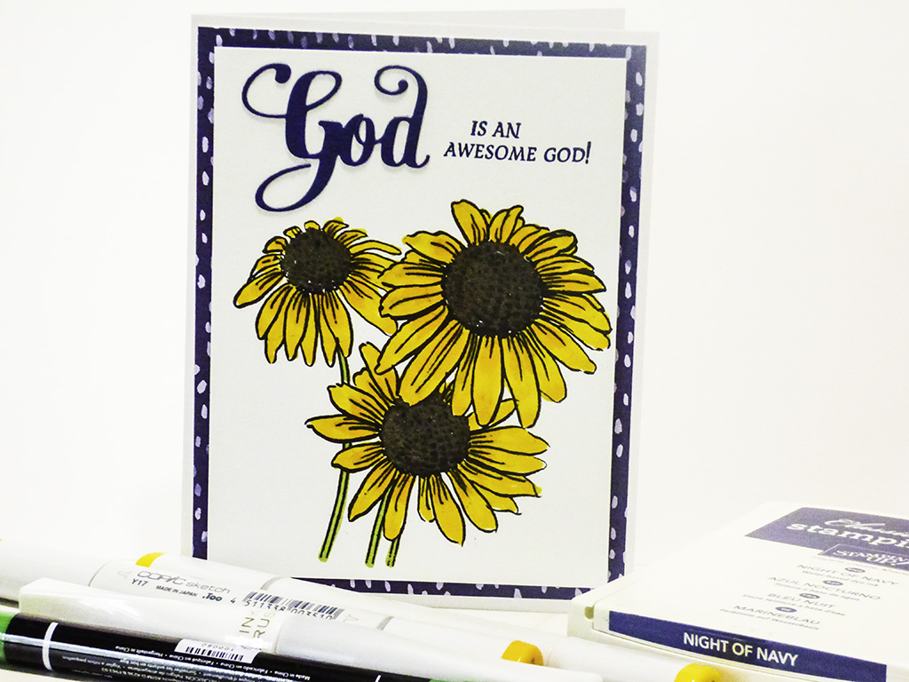 Stampin'Up|flower|yellow|LadybugCardz